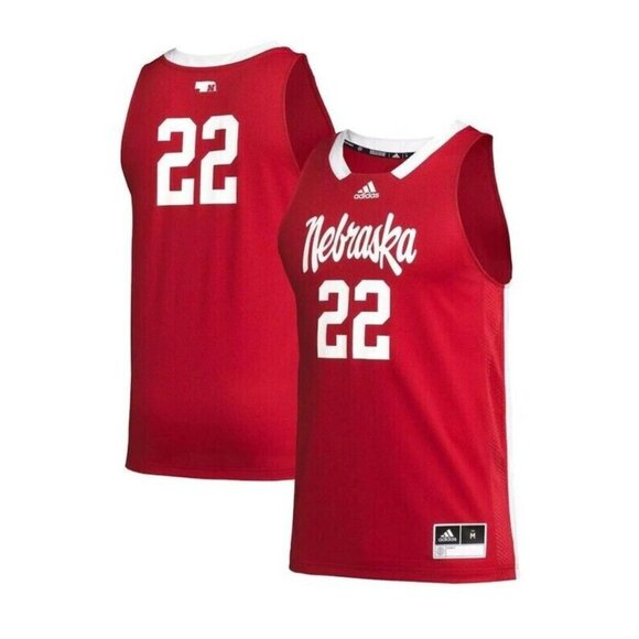 adidas Other - Adidas NCAA Nebraska Cornhuskers Swingman Basketball Jersey #22 Mens Size M Red